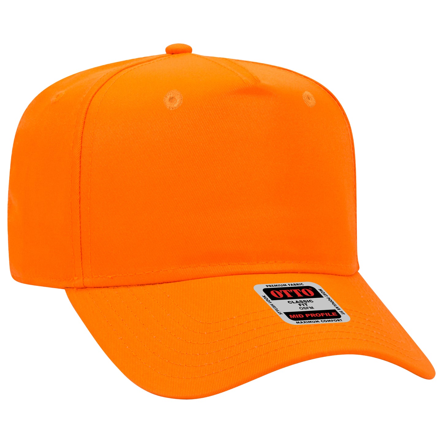 *Custom Printed* OTTO 5 Panel Hat (Solids)
