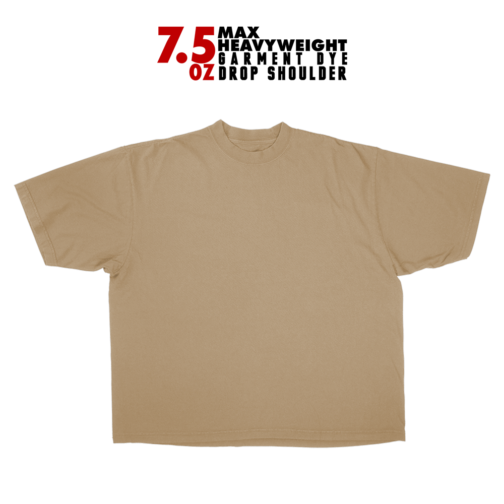 SHAKA WEAR - 7.5oz Garment Dye DROP SHOULDER