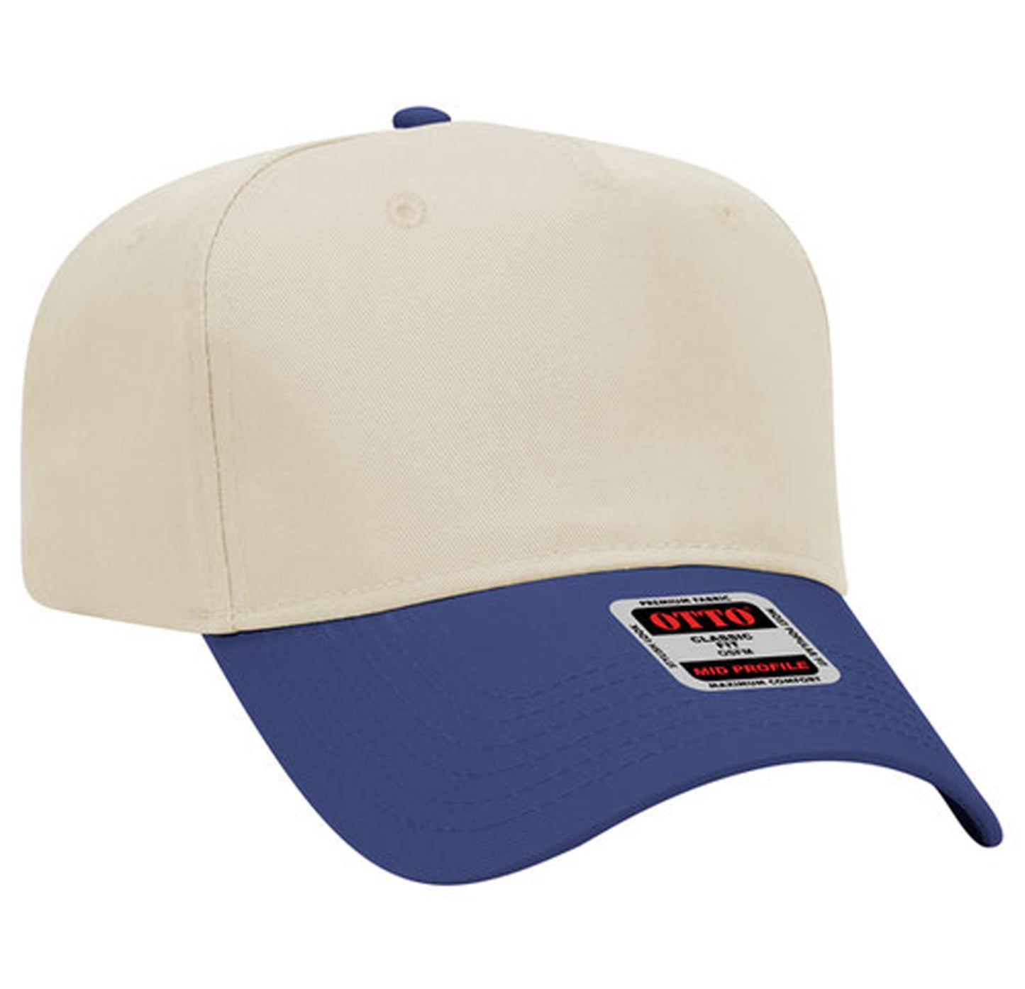 *Custom Printed* OTTO 5 Panel Hat (2 Tone)