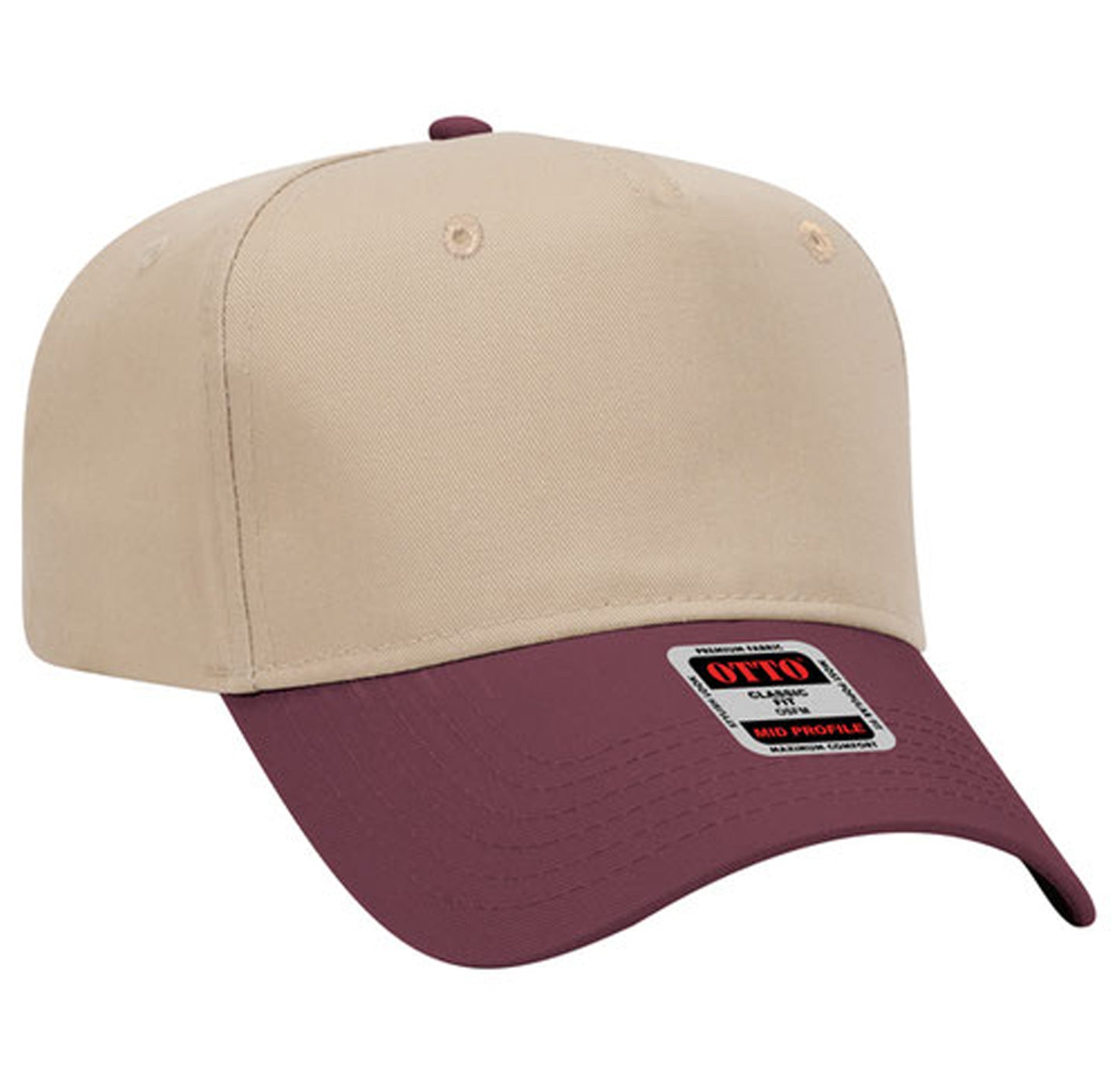 *Custom Printed* OTTO 5 Panel Hat (2 Tone)