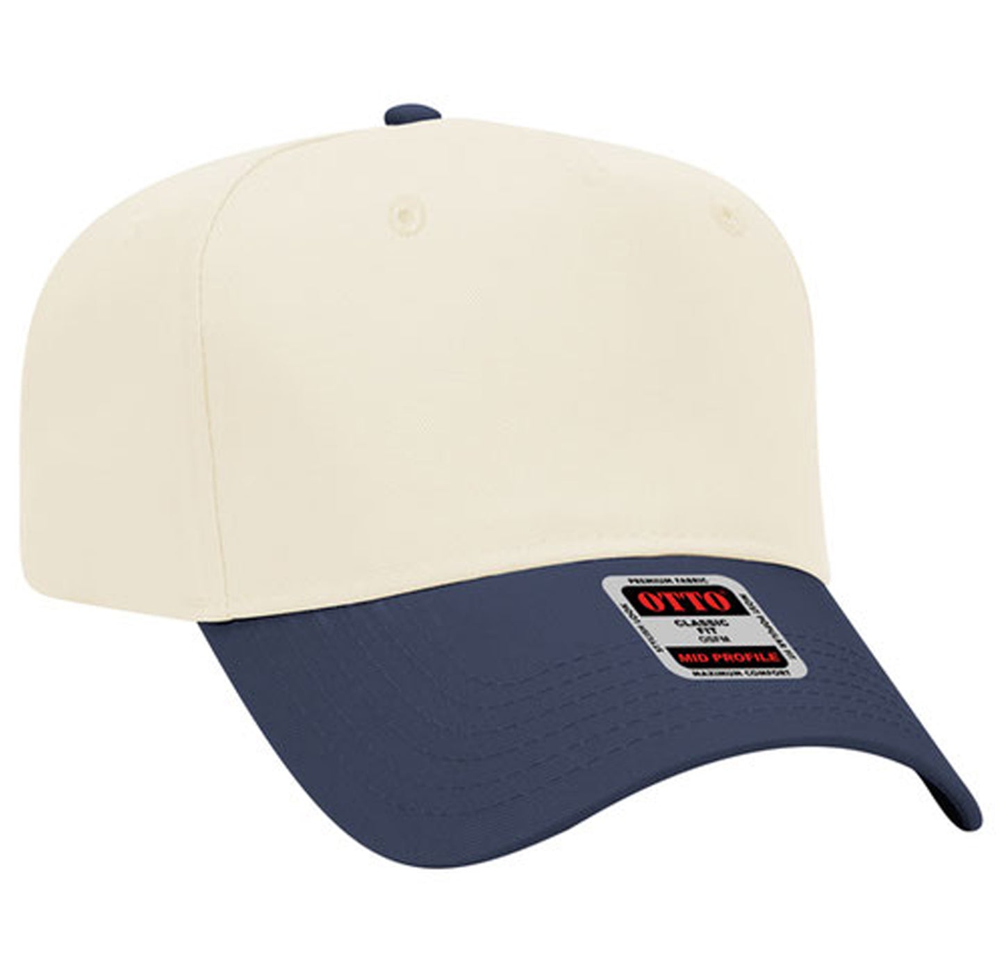 *Custom Printed* OTTO 5 Panel Hat (2 Tone)