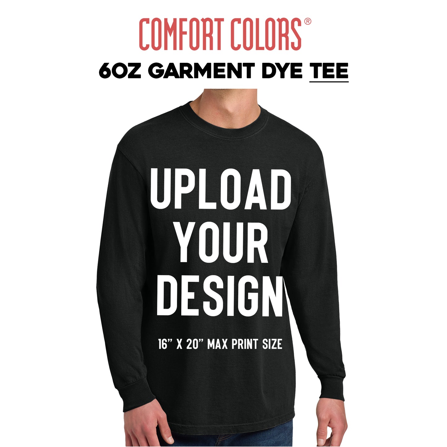 COMFORT COLORS - 6.0oz Long Sleeve Tee
