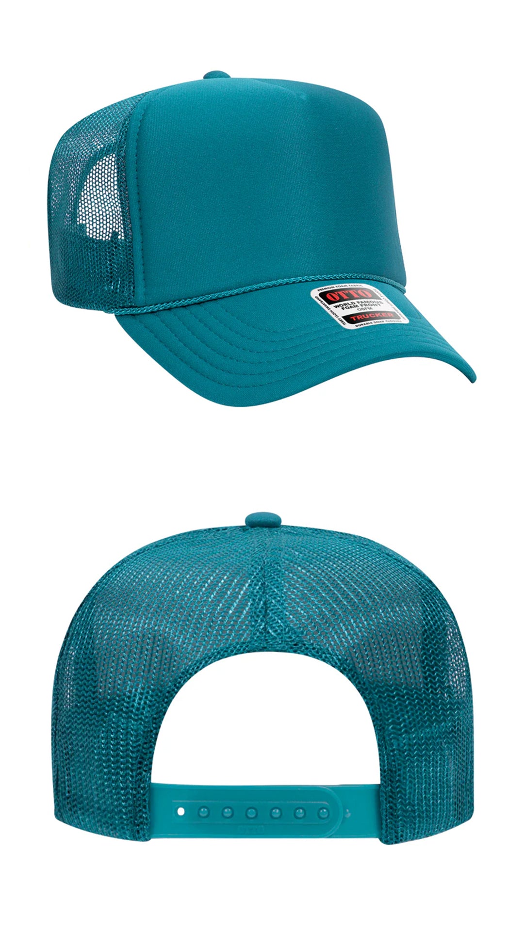 *Custom Printed* Solid Color OTTO Foam Trucker Hat