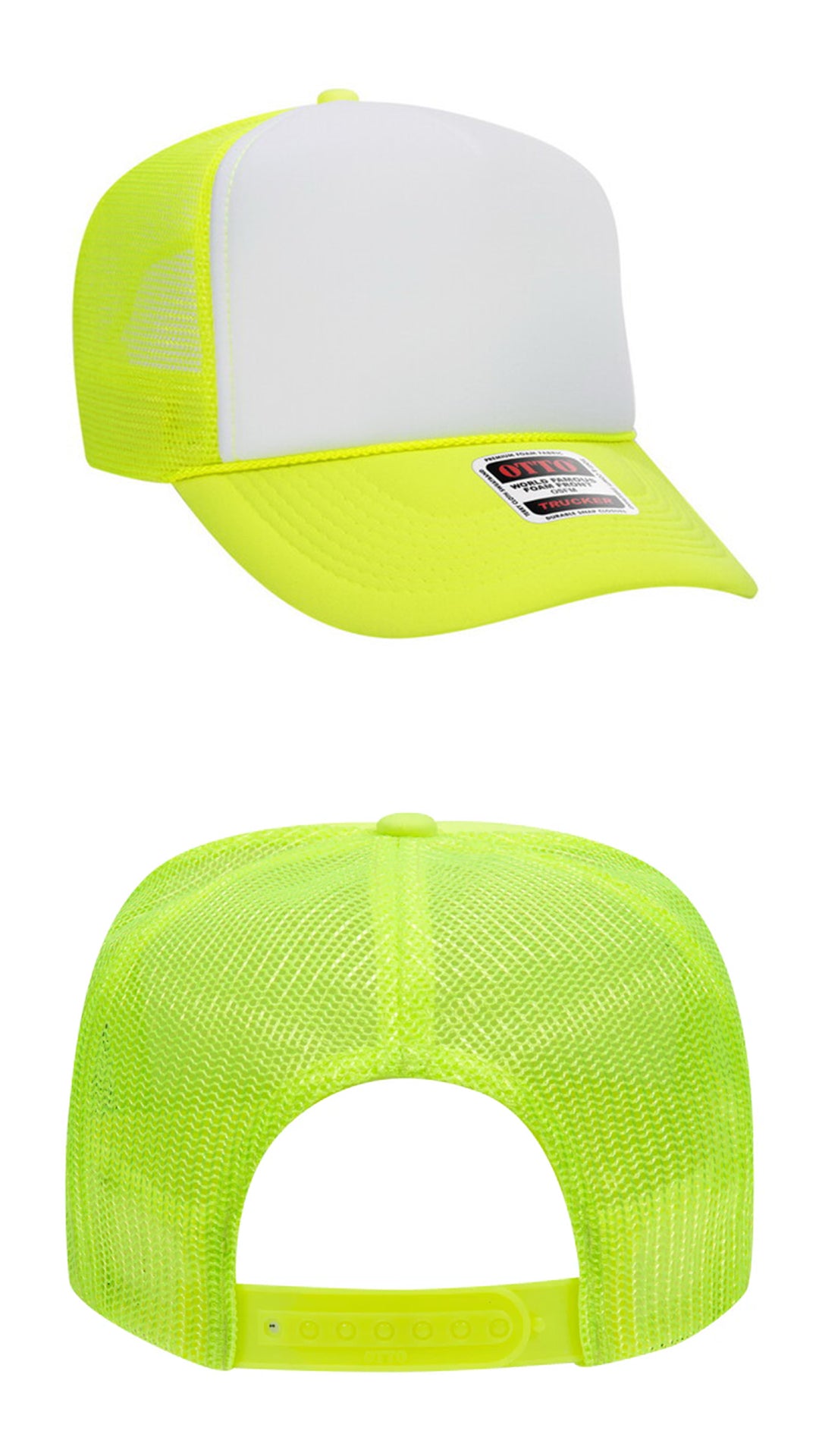 2 Tone OTTO Foam Trucker Hat
