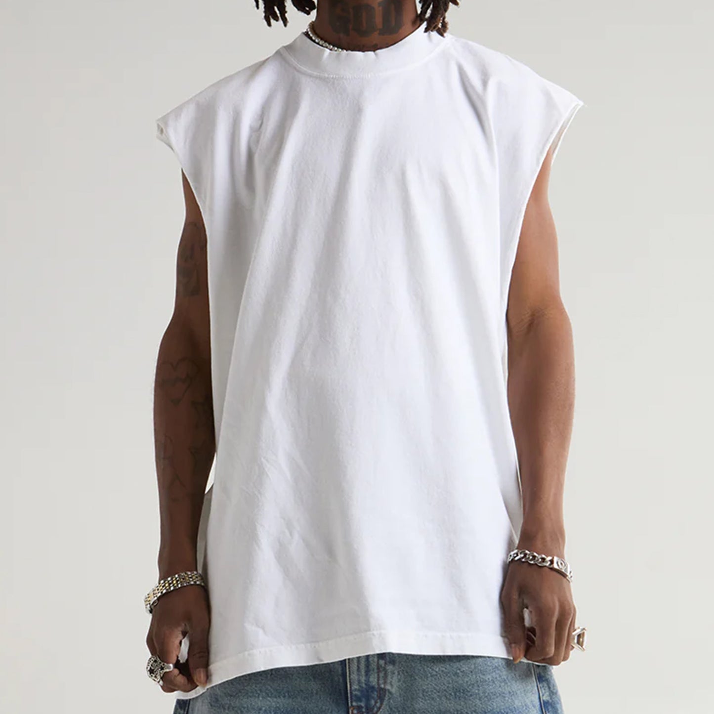 SHAKA WEAR - 7.5oz Garment Dye MUSCLE TEE