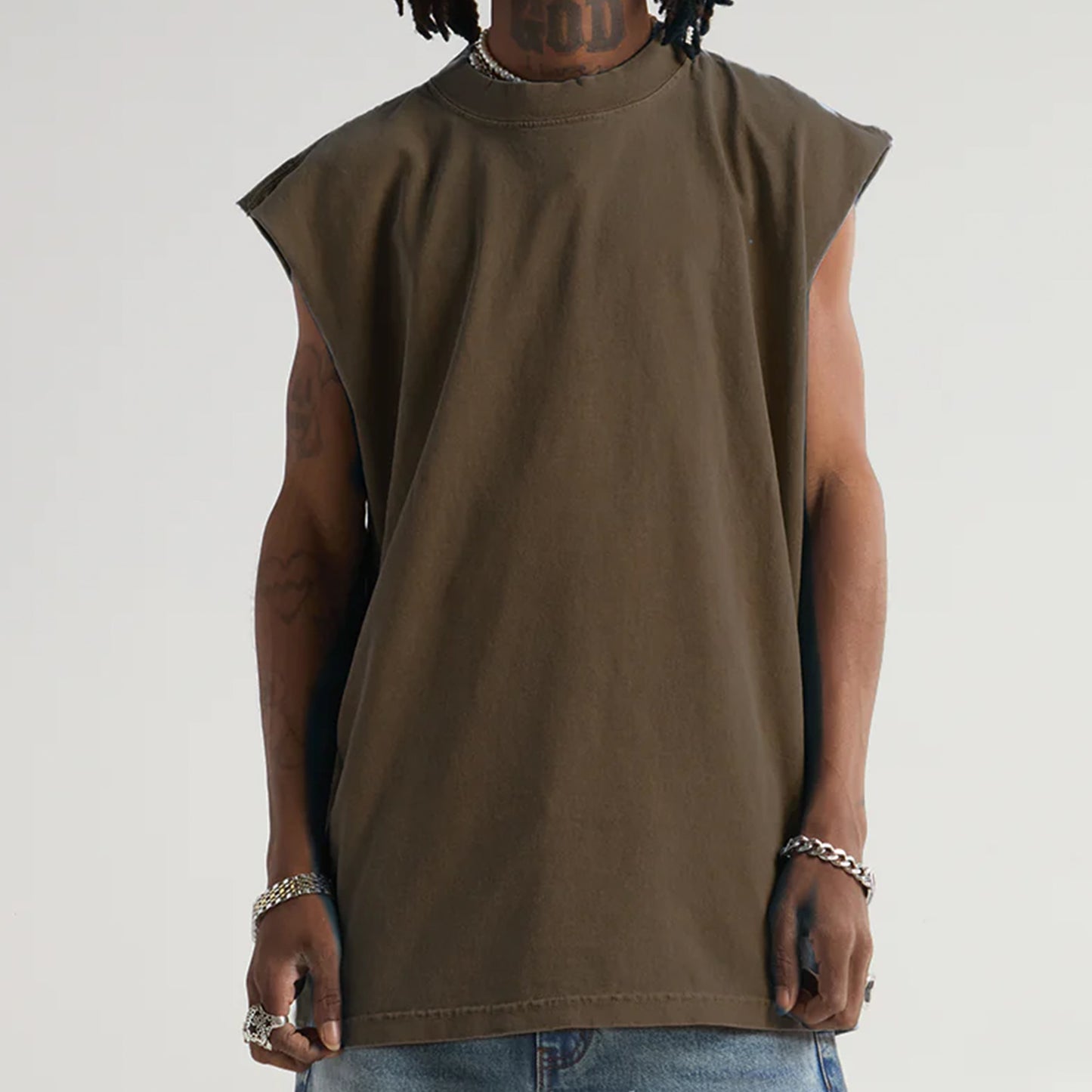 SHAKA WEAR - 7.5oz Garment Dye MUSCLE TEE