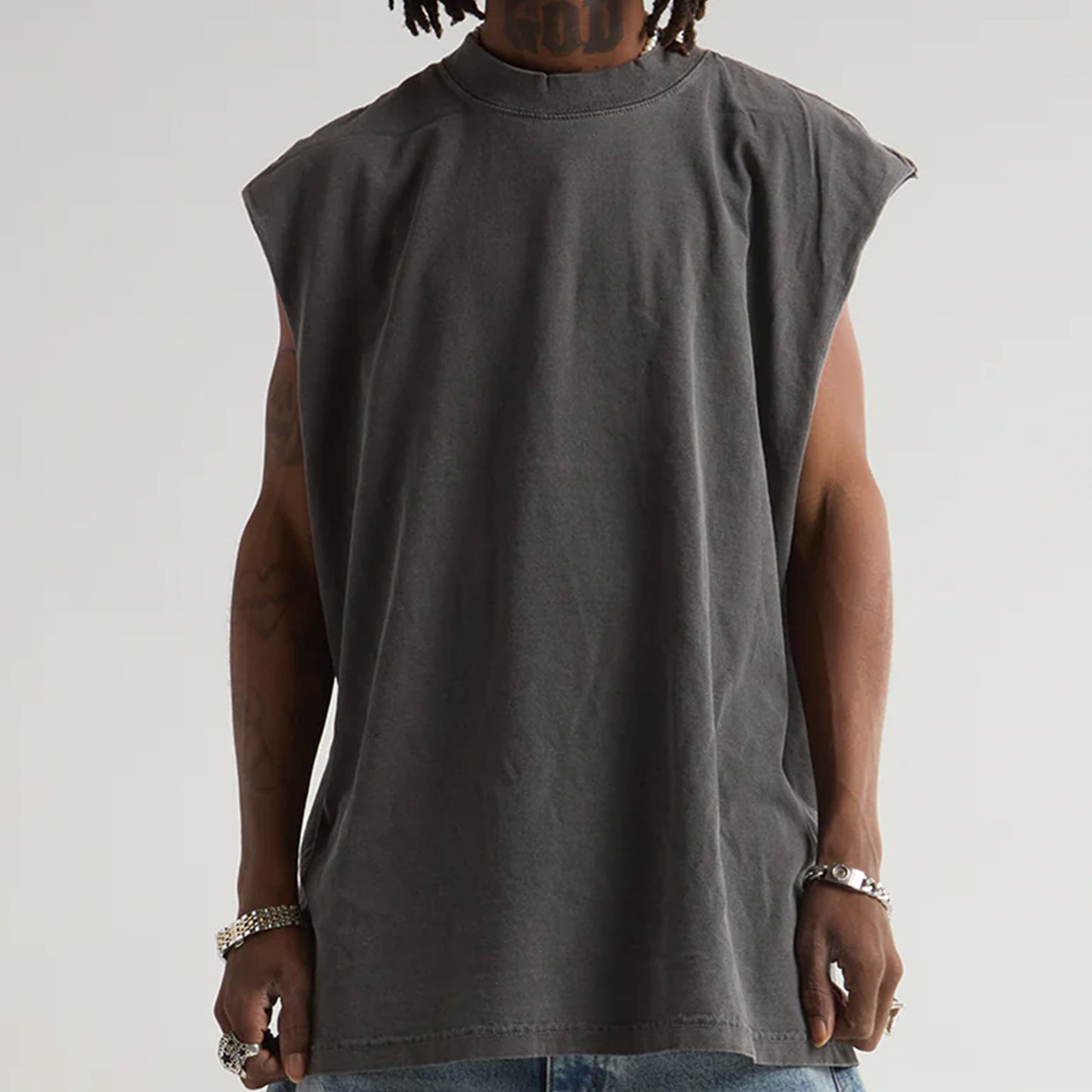 SHAKA WEAR - 7.5oz Garment Dye MUSCLE TEE