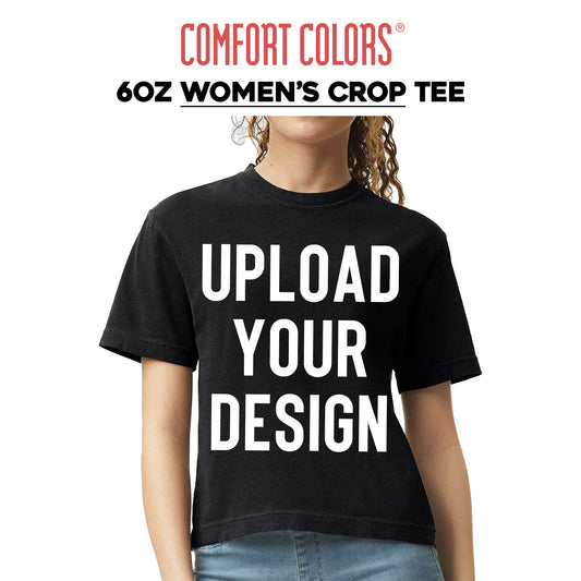COMFORT COLORS - 6.0oz Women's Crop Tee