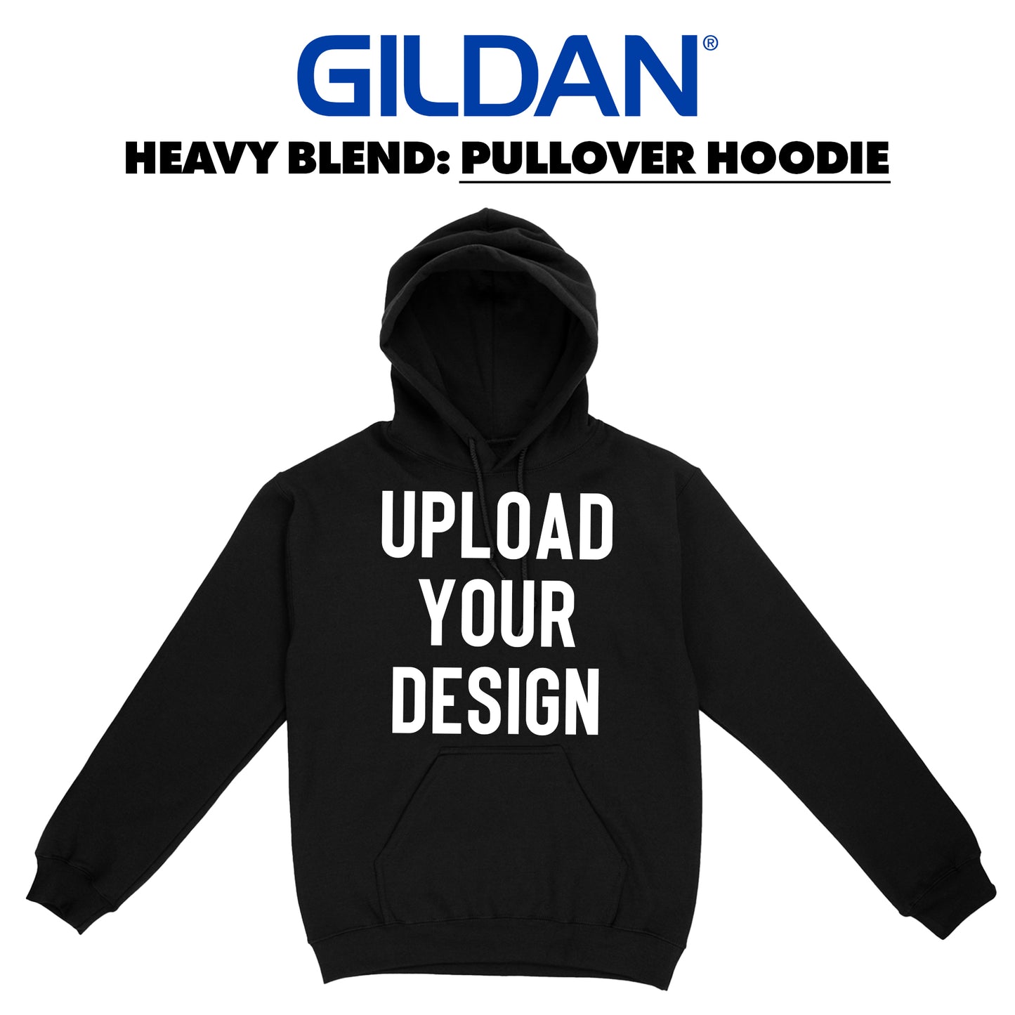 GILDAN - 8oz Heavy Blend Pullover Hoodie