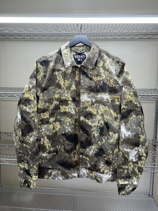 REBEL MINDS - DIGITAL CAMO DENIM JACKET