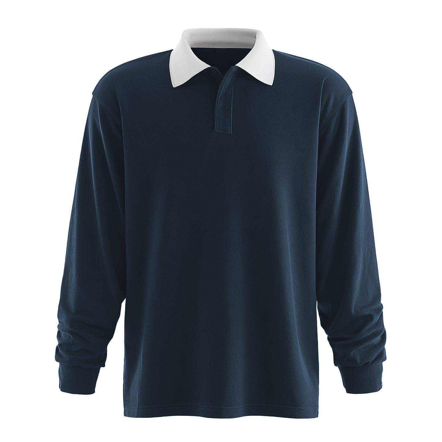 GREENHOUSE BRAND - Long Sleeve POLO *WHITE COLLAR*