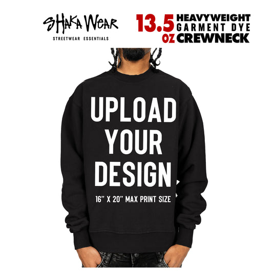 13.5oz GARMENT DYE CrewNeck