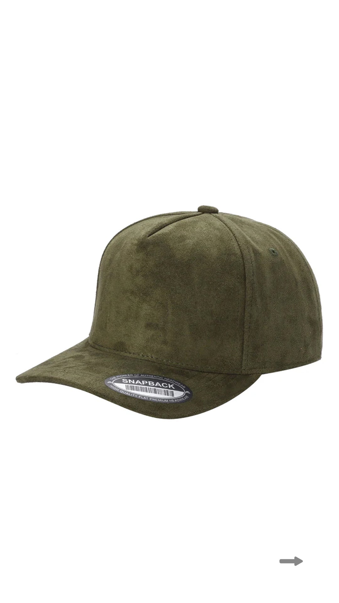 *Custom Printed* SUEDE 5 Panel Trucker Hat