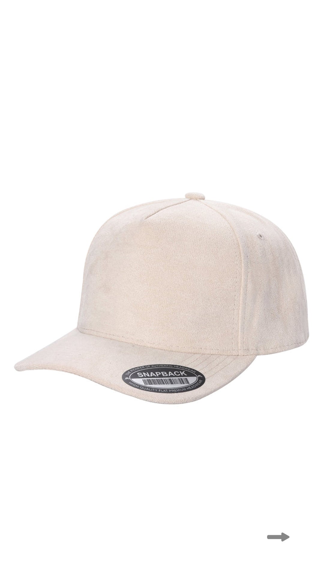 *Custom Printed* SUEDE 5 Panel Trucker Hat