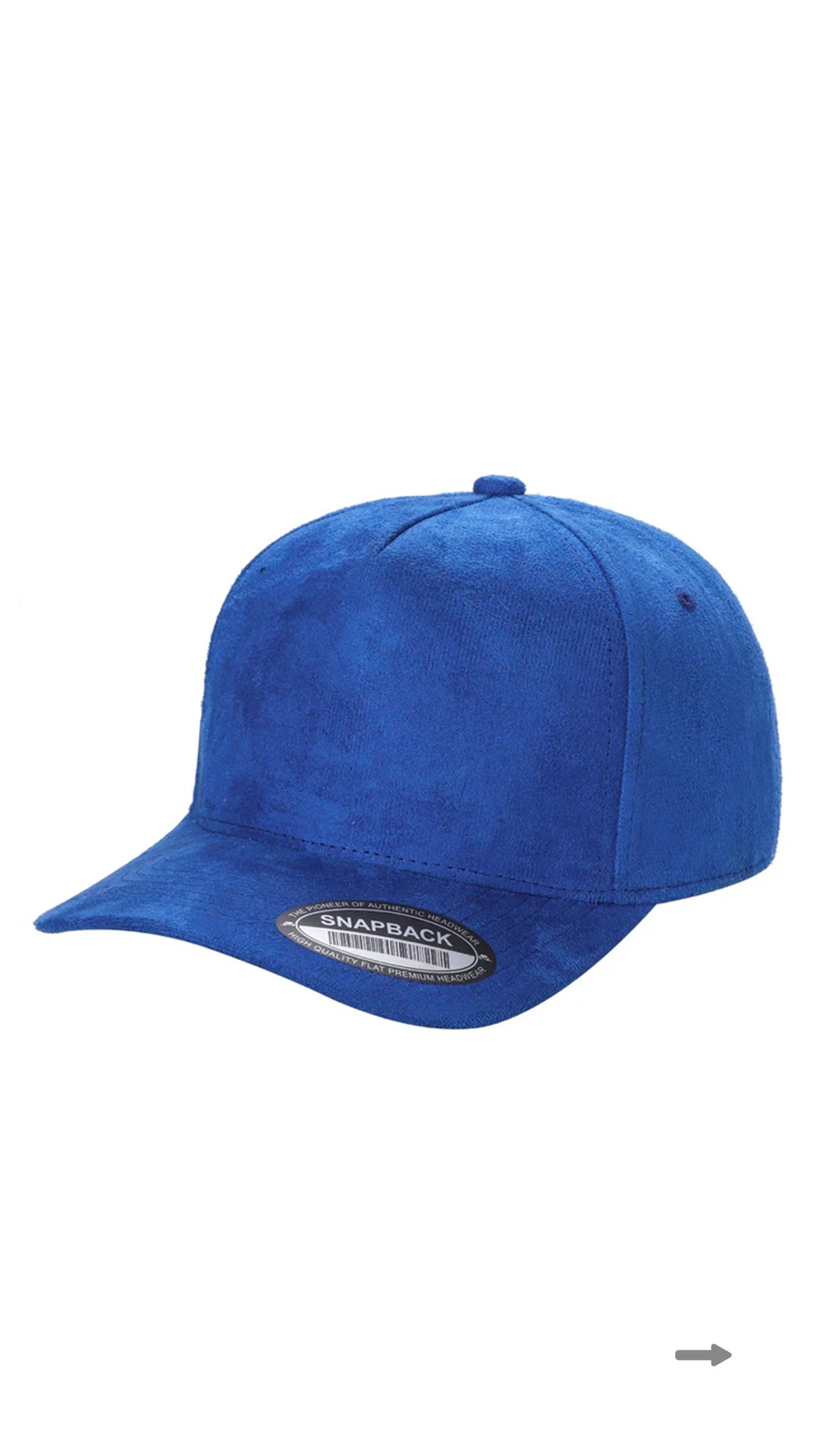 *Custom Printed* SUEDE 5 Panel Trucker Hat